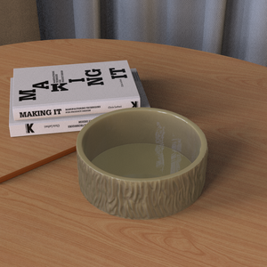 Großhandel OEM Maßgefertigte Strukturierte Keramik-Hundenäpfe, Robuste Katzenfutterschale, Haustier-Kork-Futter- und Wassernapf, Keramik-Hundenäpfe für Kleine und Mittlere Hunde - Product Image 5