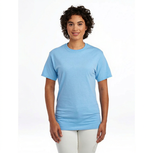 เสื้อยืดยูนิเซ็กซ์ Private Label Jerzees 29MR 5.4 ออนซ์ — ซับเหงื่อได้ดี พร้อมสำหรับการพิมพ์ DTG และงานปัก - Product Image 1