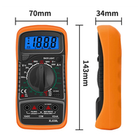 XL830L Multimeter Genggam Digital, Multimeter Tampilan Digital, Buzzer Meter