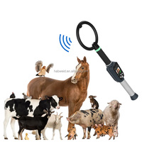 Lector de Etiquetas RFID para Animales HawbeID ALR360 con Antena Grande de 145 mm, 134.2 kHz ISO 11784/5 FDX-B/HDX, Escáner de Microchip para Orejas de Animales