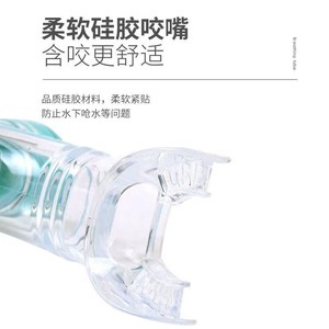 Tube respiratoire de plongée en silicone confortable unisexe pour adultes - Product Image 1