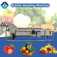 Machine industrielle de lavage, cirage et séchage des fruits et légumes, machine de nettoyage des légumes et des fruits