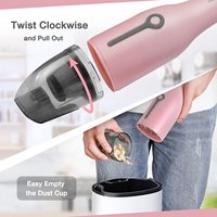 Aspirateur portable pour clavier et voiture, sans fil, léger, rechargeable par USB, avec filtre HEPA, alimenté par batterie