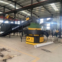 TIANTAI Machine de presse à briquettes en bois de bagasse de sciure de bois à moteur 6000-10000 kg/h 380V