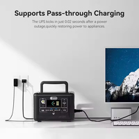 Flashfish 200w batterie lithium - ion de rechange centrale solaire portable électrique avec panneau solaire