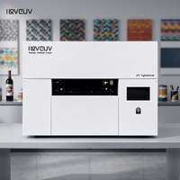 Machine d'impression rotative à 360 degrés pour bouteilles, gobelets et gobelets isothermes, avec impression UV