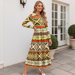 Abiti Tradizionali Tribali Personalizzati all'Ingrosso in Poliestere-Spandex Stile Azteco - Product Image 3