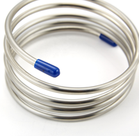 Tube d'échangeur de chaleur en acier inoxydable sans soudure industriel 304/316
