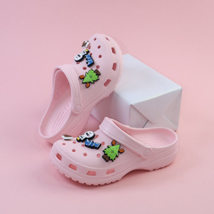 Crocs Pantoufles à plateforme pour femmes, chaussures d'été antidérapantes en EVA blanc moulé par injection, taille 35-40 - Product Image 5
