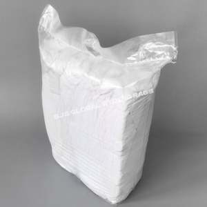 ผ้าขี้ริ้วผ้าฝ้ายสีขาวสำหรับเช็ดทำความสะอาดใช้ในโรงงานอุตสาหกรรมมีแรงขัดคราบได้ดีกว่า - Product Image 1