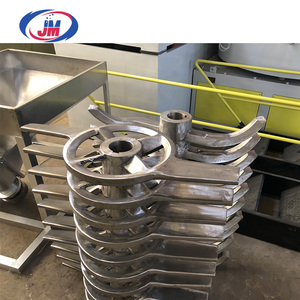 เครื่องผสมพีวีซีแบบกรวยสองสกรูอัตโนมัติความเร็วสูง ทำจากสแตนเลส พร้อมระบบควบคุม PLC และระบบผสมร้อน/เย็น - Product Image 5