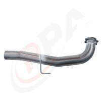 Tuyau d'échappement en acier inoxydable de 4 pouces pour GM Chevy GMC 6.6L 2017-2023 Silverado et Sierra 2500 3500, épaisseur de 1,5 mm