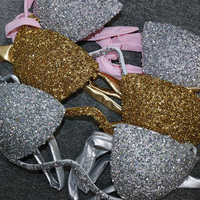 E009 Ensemble de bikini micro classique sexy à deux pièces pour femmes, tenue de danse personnalisée, prix d'usine de bikini de luxe
