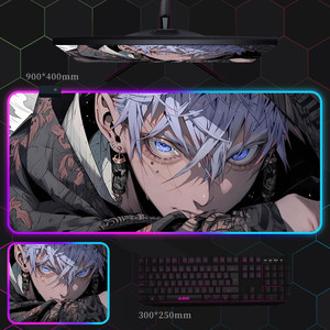 Tapis de Souris et <span class=keywords><strong>Clavier</strong></span> XXL Manga RGB Écologique Imperméable <span class=keywords><strong>avec</strong></span> Bords Cousus – En Stock pour Anime, Esports et Vente en Gros - Product Image 6