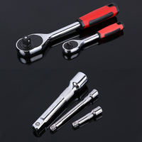 Multitool de haute qualité 61 pièces boîte à outils de réparation de mécanicien automobile ensemble en acier au carbone poli clé à douille Cutter outils combinés