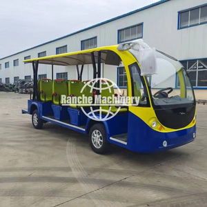 RC RHD Custom Open Top 23 Seats 96V/20kw <b>AC</b> Motor Electric <b>Mini</b> Shuttle Car Tourist Vehicles Travel Sightseeing Bus CN HEN - Product Image 1