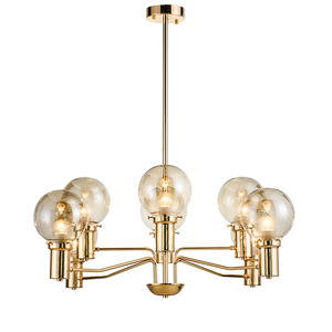 Vente chaude <span class=keywords><strong>Suspension</strong></span> <span class=keywords><strong>Globe</strong></span> D'or De Luxe Moderne Lustre En <span class=keywords><strong>Verre</strong></span> Lustre En Fer Pendentif Lumière En <span class=keywords><strong>Verre</strong></span> - Product Image 1