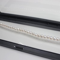Perles d'eau douce de qualité supérieure en forme de pomme de terre, 7-8 mm, à fort lustre, matière première premium pour la production de bijoux distinctifs