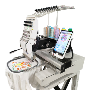 Nueva Máquina de Bordar Computarizada de Alta Velocidad 1200 RPM para Gorras y Camisetas con Logotipo 3D Digital, de Una Sola Cabeza, para Uso Doméstico, con Motor de Alta Precisión - Product Image 1