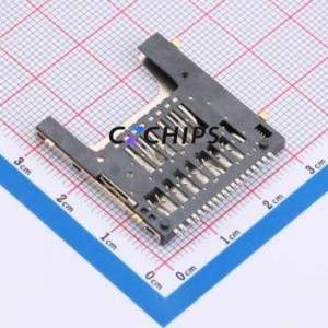 MT102012552 SD Card / Memory Card Connector SMD Connector Self-Return Type Card Holder - Product Image 2