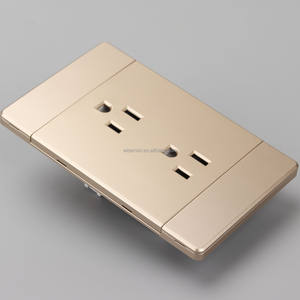 Interrupteurs et prises électriques muraux légers, fins et ultra-minces, de couleur gay, pour le Mexique, l'Équateur et la <span class=keywords><strong>Colombie</strong></span> - Product Image 4