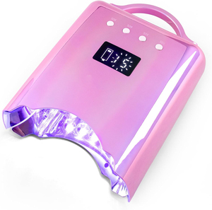Lámpara Secadora de Uñas Profesional Recargable de 78W, LED UV, con Base Metálica y Asa, Inalámbrica, con Batería Recargable - Product Image 1