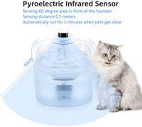 2in1 Eau Nourriture Numérique Lcd 64oz Chien Chat Récipient D'eau Potable D'anti Gravité 4 en 1 Automatique Alimentateur Pour Animaux De Compagnie 3 Niveaux Boisson Fontaine