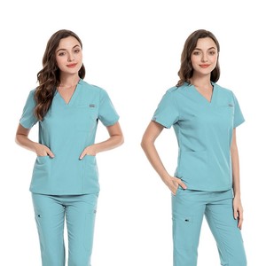 42032 en stock Uniformes médicaux sur mesure pour médecins, Blouses d'infirmière pour hôpitaux, Commandes en gros pour vétérinaires - Product Image 3
