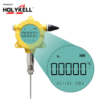 Holykell pantalla LCD 4G gsm gprs nb-iot inalámbrico sensor de temperatura del agua