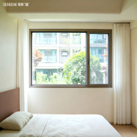 Ventana Corredera de Aluminio Moderna, Eficiente Energéticamente, Impermeable y Hermética, con Pantalla Plegable, Riel de Deslizamiento Suave, Doble Acristalamiento y Aislamiento Térmico