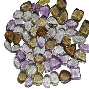 Turmalina Natural Tallada en Forma de Pera, Cabujón Suelto con Juego de Color, Alta Calidad para Joyería Fina, Precio al por Mayor, MOQ 100 Piezas - Product Image 2