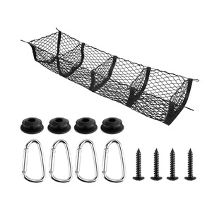 Ensemble de sacs filets pour coffre de voiture, organisateur de rangement en polyester pour accessoires de contrôle de la cargaison du véhicule - Product Image 5