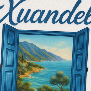 Camiseta Premium para Hombre al por Mayor, Personalizable con Estampado Gráfico, <span class=keywords><strong>de</strong></span> Gran Gramaje, Estilo Oversize, Streetwear, con Estampado Artístico <span class=keywords><strong>de</strong></span> Ventana - Product Image 4