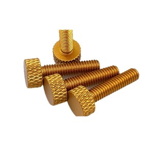 Tornillos de Mano Moleteados de Aleación de Aluminio, Pernos Industriales para Muebles con Cabeza de Botón, Fijaciones Metálicas, Tamaño Personalizado, Mecanizado CNC - Product Image 1