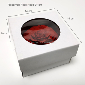 Eterna rosa 9 - 10 cm grande immortale lunga vita fiore rosa rosas eterno conservato rosa per regalo fai da te san valentino matrimonio - Product Image 5
