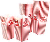 Gobelet à popcorn en papier kraft jetable et recyclable, boîte à frites, seau, porte-chips, emballage pour collations, boîte à emporter, revêtement UV