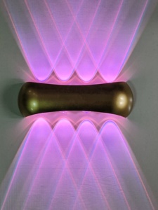 Smart Graffiti App Style Mobile Control 8W Gold LED Aluminum <b>Wall</b> Lamp Waterproof Modern Garden Light Led <b>Sconce</b> for Hotel - Product Image 5