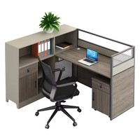 Modern 1-10 orang stasiun kerja terbuka furnitur kantor desain baru meja staf dengan melamin kayu cubile partisi dibuka Area