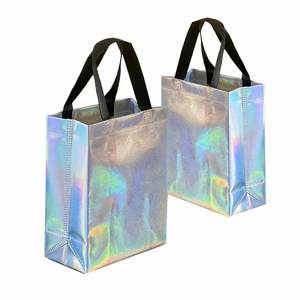 Custom Eco Lamination Non-Woven Tote <b>Bags</b> Reusable Grocery <b>Gift</b> <b>Bags</b> Fashion Pp Woven Shopping <b>Bag</b> With Handles - Product Image 3