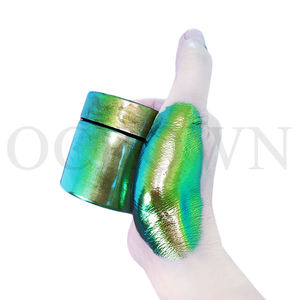 بودرة أظافر بلمعان فريد تصميم مرآة متعددة الألوان من الكروم صبغة مستحضرات تجميل العيون بتقنية hyper shift - Product Image 5