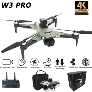 <span class=keywords><strong>Barato</strong></span> <span class=keywords><strong>Drone</strong></span> sin escobillas MINI <span class=keywords><strong>Drone</strong></span> W3 PRO W3PRO RC <span class=keywords><strong>Drone</strong></span> <span class=keywords><strong>4K</strong></span> Cámara Evitación de obstáculos RC Quadcopter Juguetes para niños - Product Image 3
