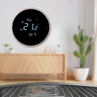 Mejor pantalla táctil hogar habitación calefacción central programable FCU HVAC digital RS485 Modbus aire acondicionado AC termostato inteligente wifi