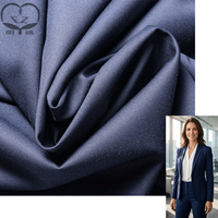79% Polyester 18% Viscose 3% Spandex Tissu de luxe à drapé excellent pour les costumes d'homme, les vestes pour femmes