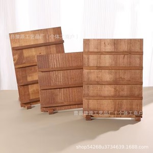 Présentoir à ongles couleur noyer 3 niveaux durable pour le rangement des salons de manucure - Product Image 2