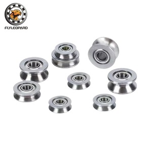 ลูกล้อรางสแตนเลส Flyleopard รุ่น SzU3-12ZZ แบบร่อง U ขนาด 3x12x4 มม. สำหรับแกน - Product Image 2