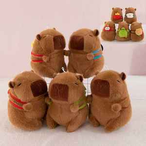 Paquete Variado de Peluches de Capibara - Adorables Muñecos Rellenos de Algodón PP con Correas y Decoración Surtidas para Decoración Unisex - Product Image 2