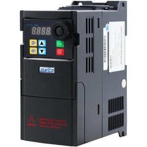 Variateur de fréquence ZUKED VFD 220V à 380V 0,75KW monophasé à commande vectorielle pour moteur - Product Image 1
