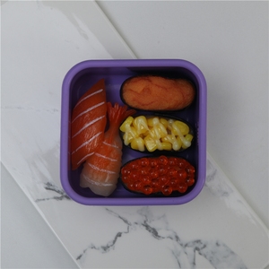 acrylic kitchen storage box pp with lids plastic <b>meal</b> <b>prep</b> food <b>container</b> hailian - Product Image 5