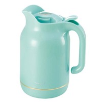 PINKAH Termo de Doble Pared con Aislamiento al Vacío, Jarra de Vidrio de 1.5L/50oz con Tapa de Plástico y Aguja de Temperatura