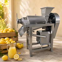 Industriële hoogproductieve gemotoriseerde fruitverwerkingsinstallatie sapmachine 220V slow cold press citroenpers spiraalvormig